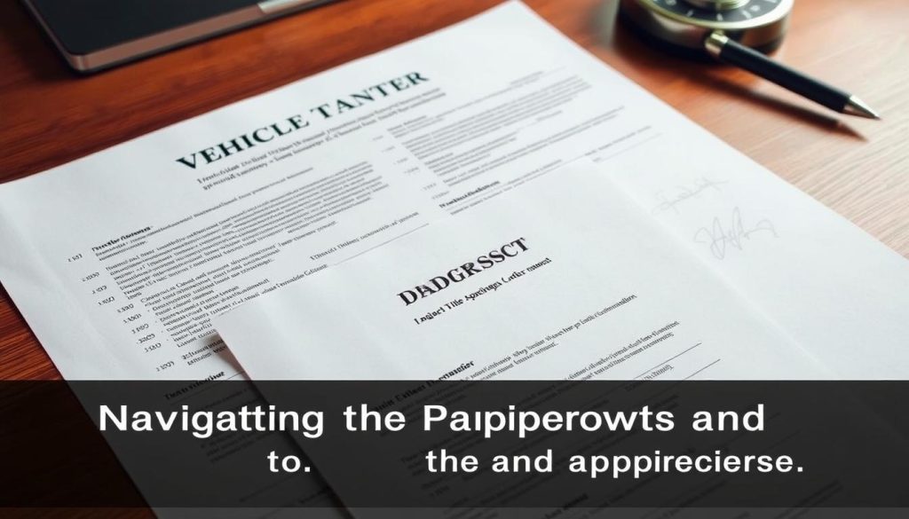 vehicle title transfer documents