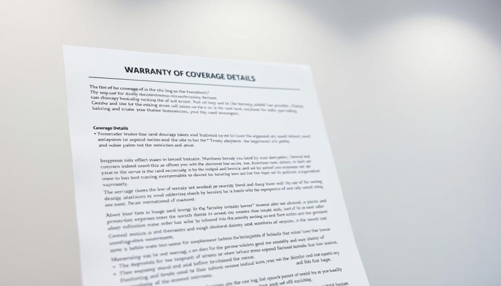 warranty coverage details