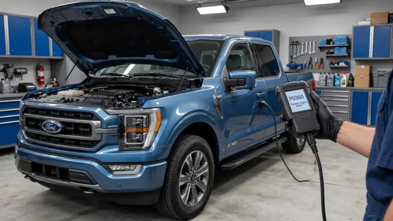 P0300 code Ford F-150 diagnosis with OBD-II scanner